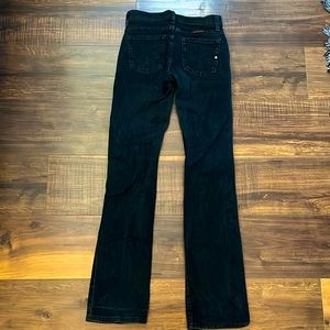 Woman’s Wrangler low-rise bootcut jeans